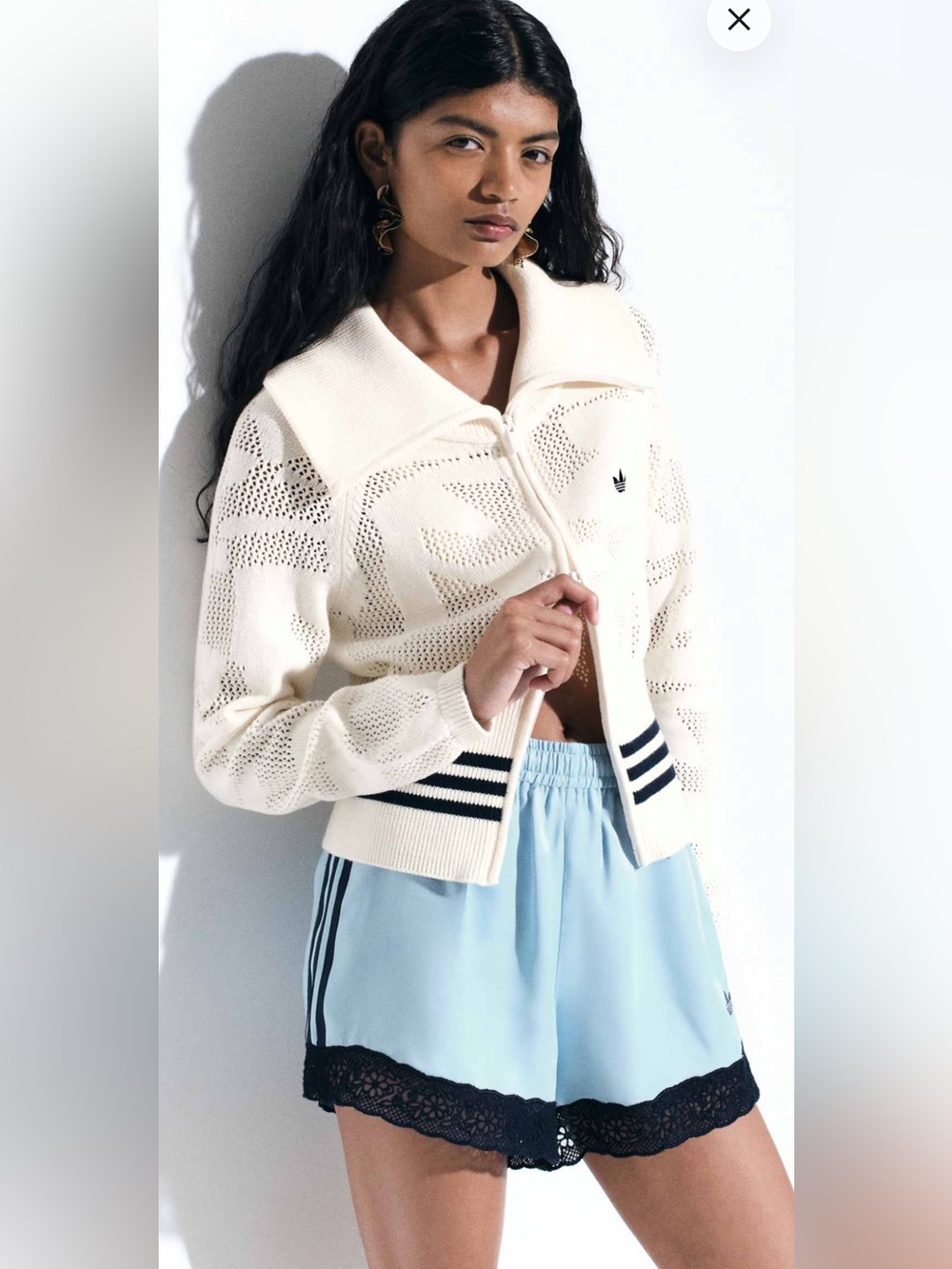 NWT adidas Originals × ASOS knit crochet track top